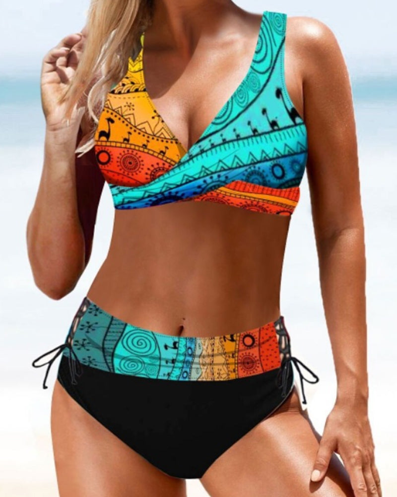 Leni® | Bunte Badeanzug-Bikini