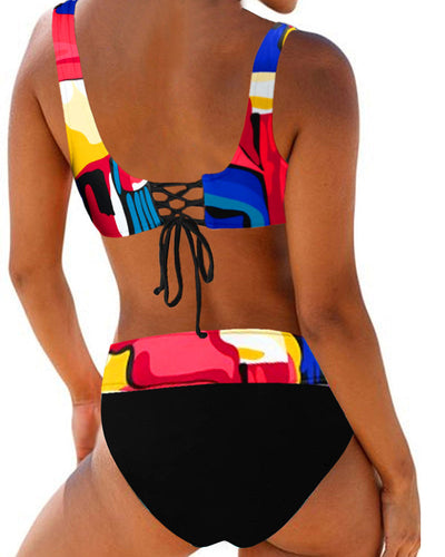 Leni® | Bunte Badeanzug-Bikini