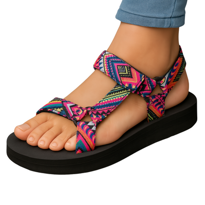 Lucia - Bedruckte Orthopädische Komfortsandalen