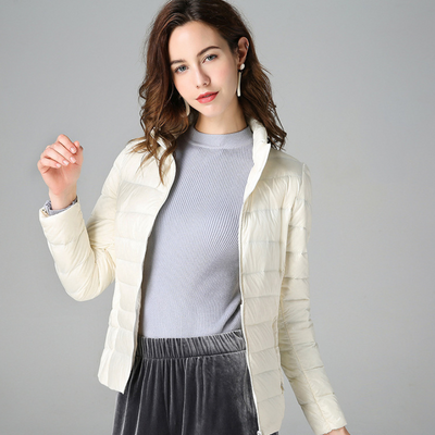 Theresia® | Neue ultraleichte Winterjacke mit weißen Entenfedern