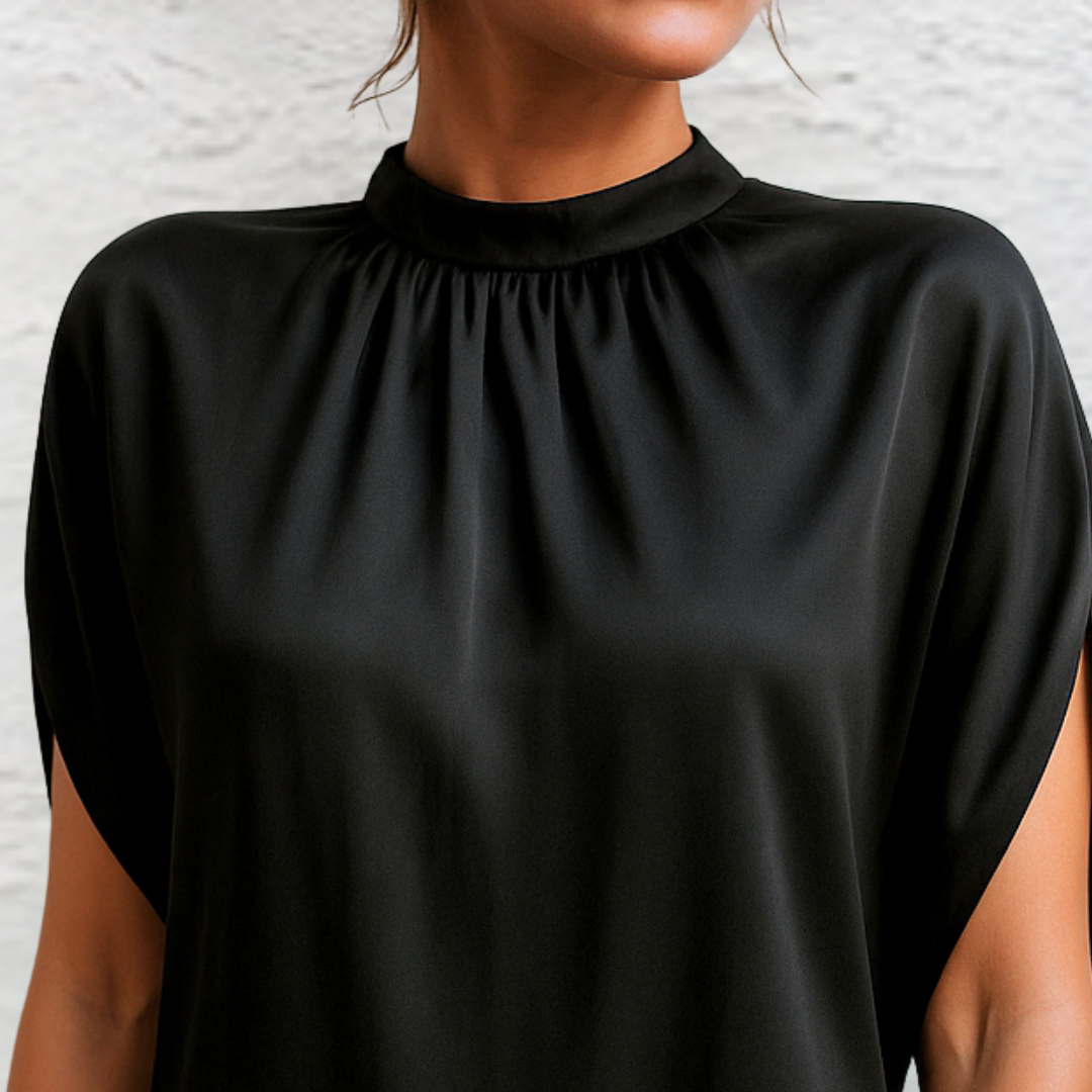 Silke - Elegantes Glänzendes Kleid