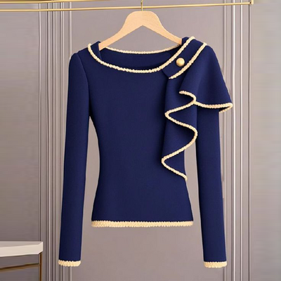 Amalia® | Langarmpullover in Frischblau