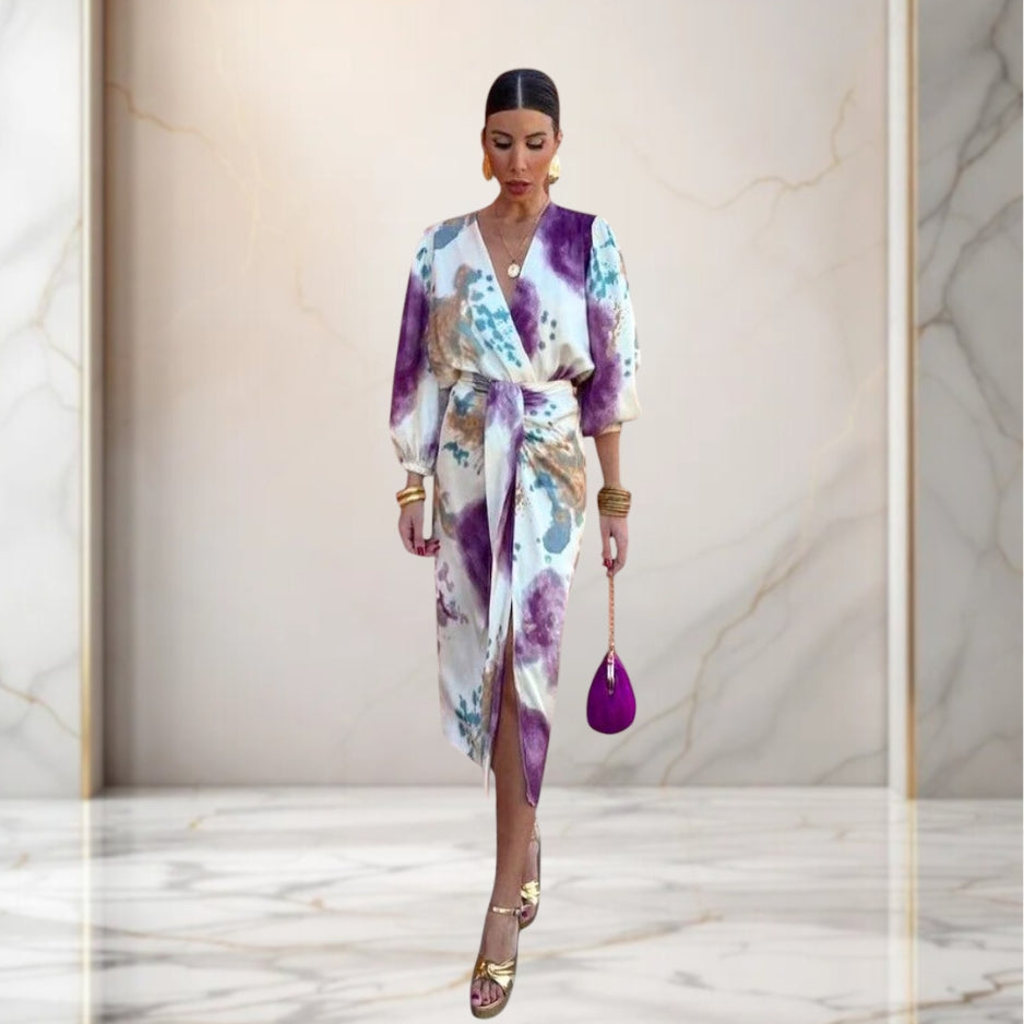 Renate® | Elegantes Kleid mit Knoten in der Taille