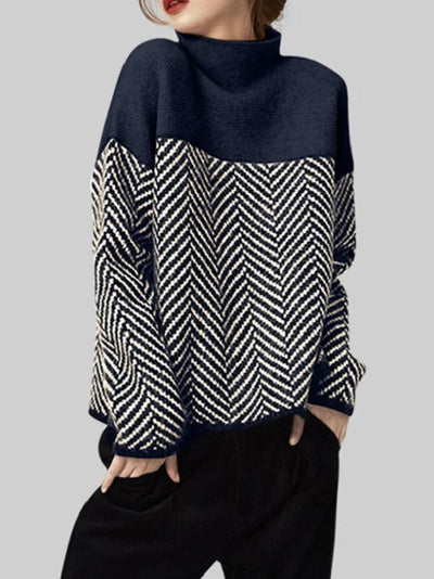 Alice® | Pullover mit Stehkragen aus Baumwolle