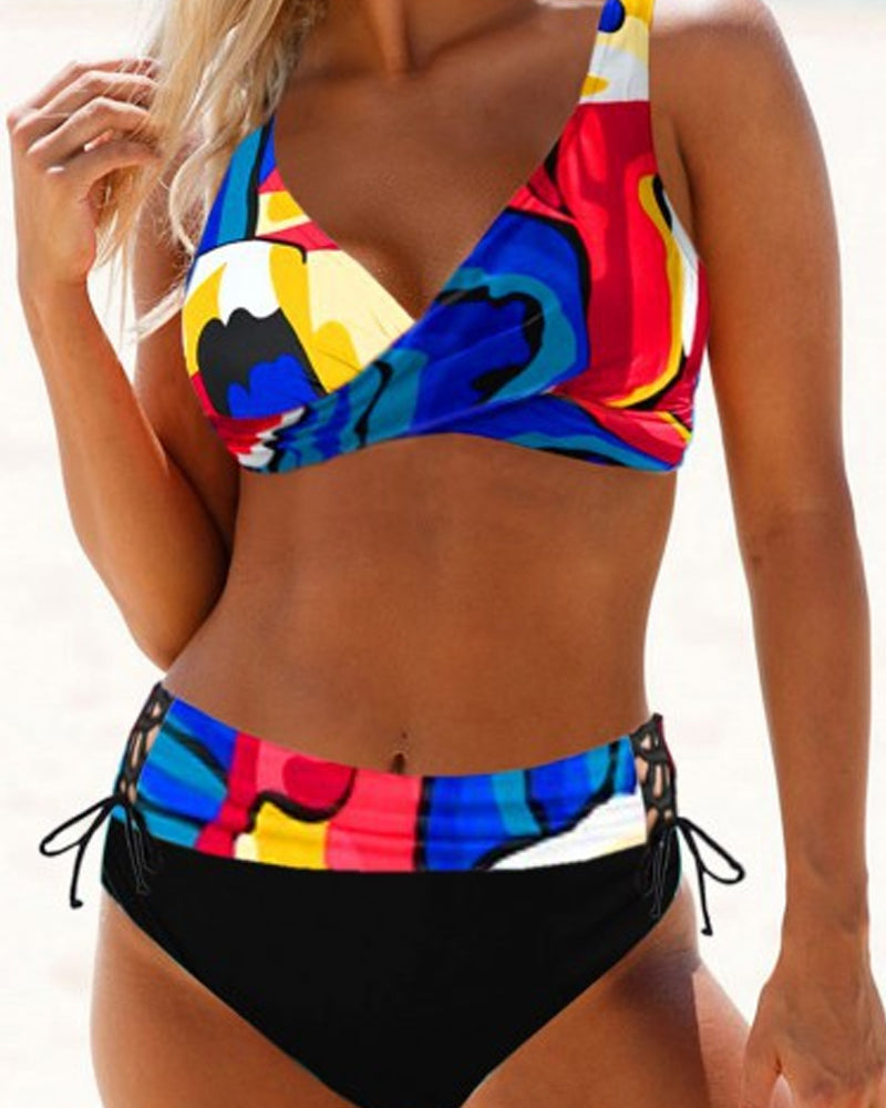 Leni® | Bunte Badeanzug-Bikini