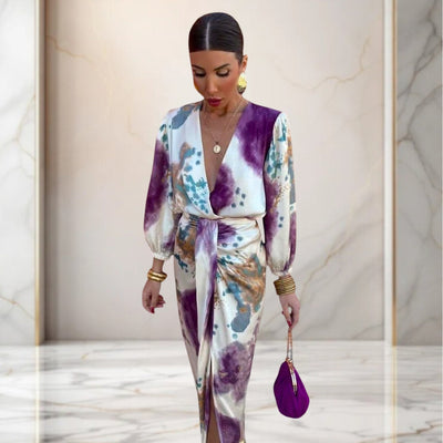 Renate® | Elegantes Kleid mit Knoten in der Taille