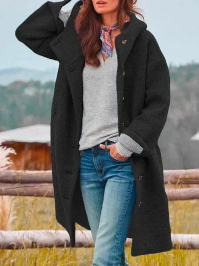 Clara® | bequemer Wintermantel mit Knöpfen