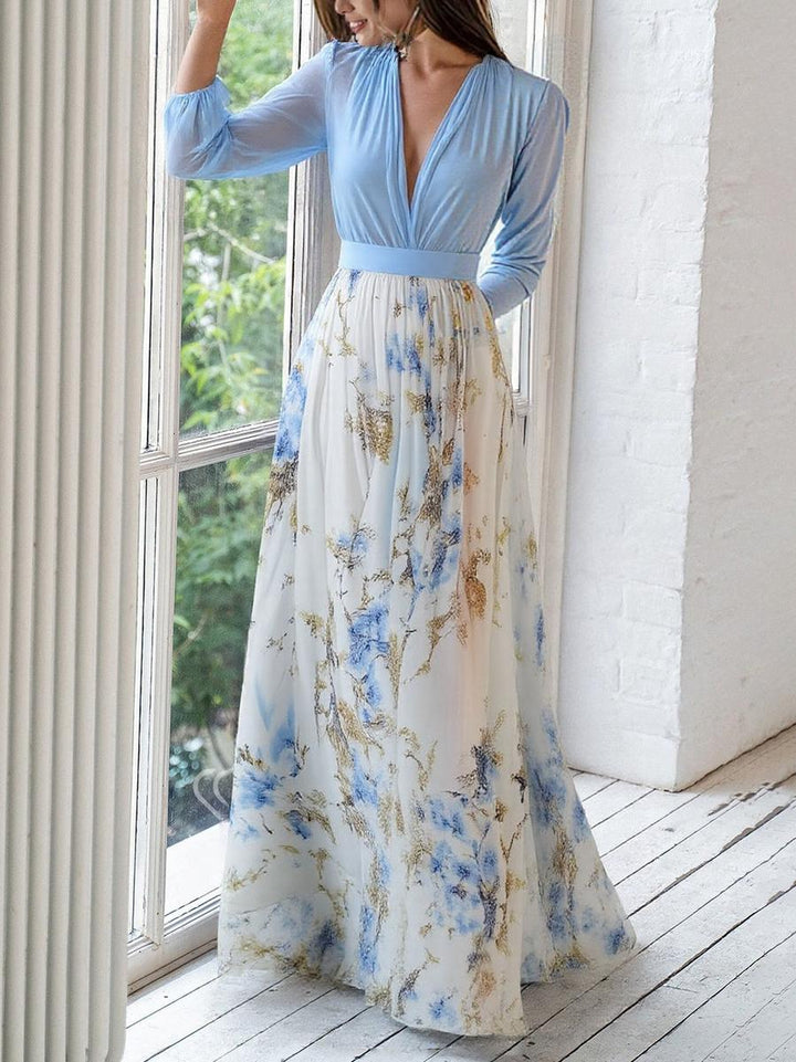 Liesbeth® | Lange Kleid mit Blumenmuster