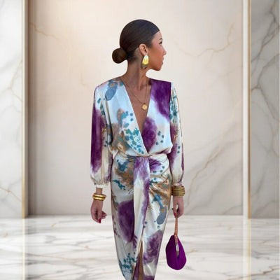 Renate® | Elegantes Kleid mit Knoten in der Taille
