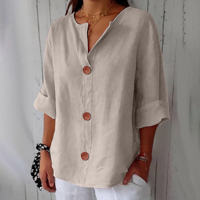 Jana® | Lässige Leinenbluse für zeitlose Eleganz