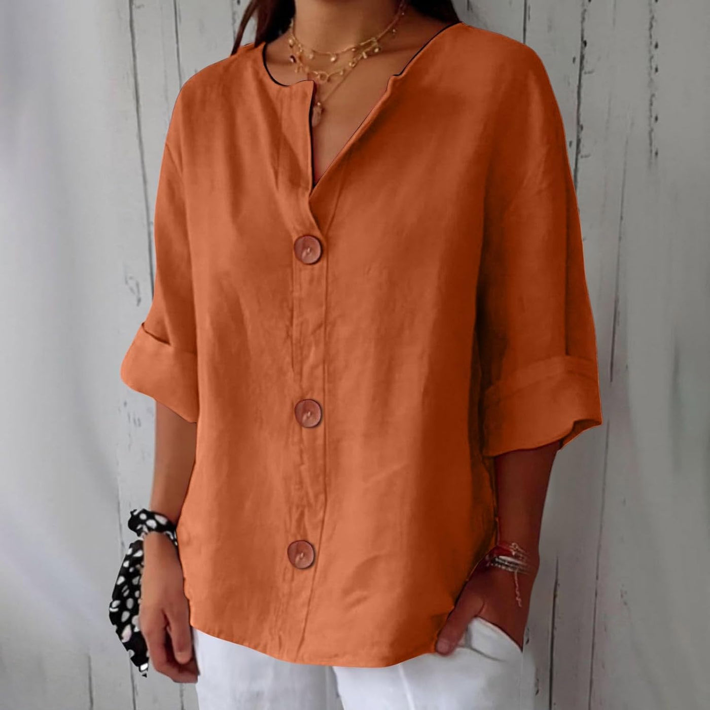 Jana® | Lässige Leinenbluse für zeitlose Eleganz