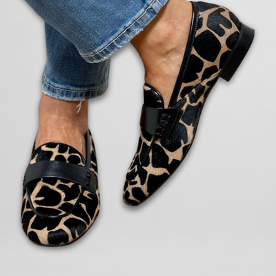 Lina® | Chic Tierdruck Mokassins