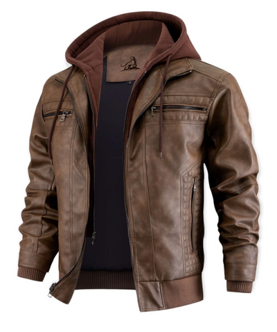 Simon® | Handgefertigte Lederjacke für Herren