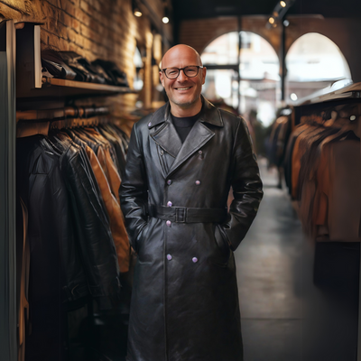 Matthias® | Handgefertigte Lederjacke für Herren