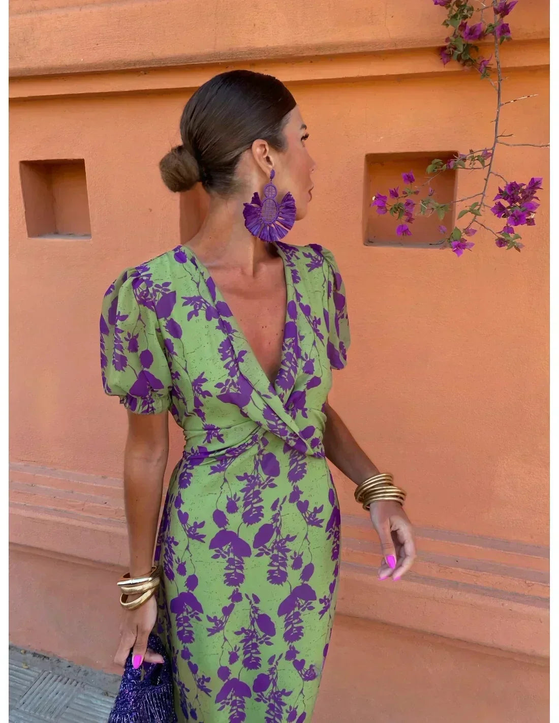 Anneliese® | Elegantes bedrucktes Kleid