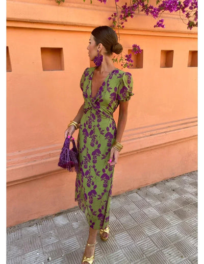 Anneliese® | Elegantes bedrucktes Kleid