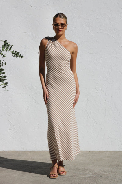 Rosalie - Gestreiftes Kleid mit elegantem Detail