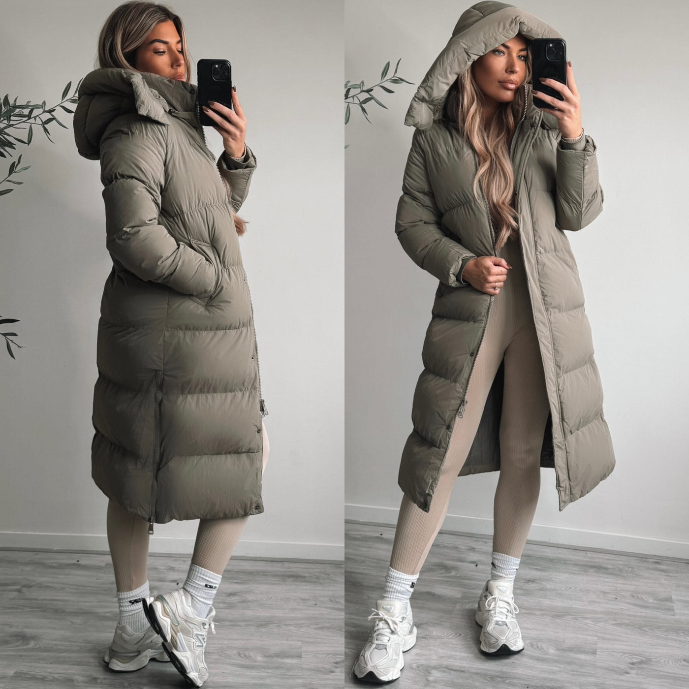 Ivy - Gemütliche Übergroße Daunenjacke