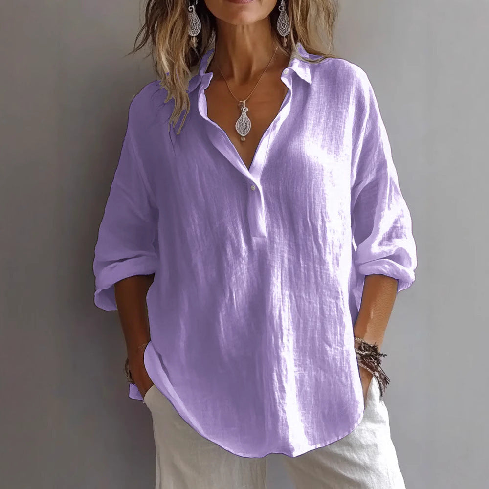 Hilda - Elegante Komfortbluse