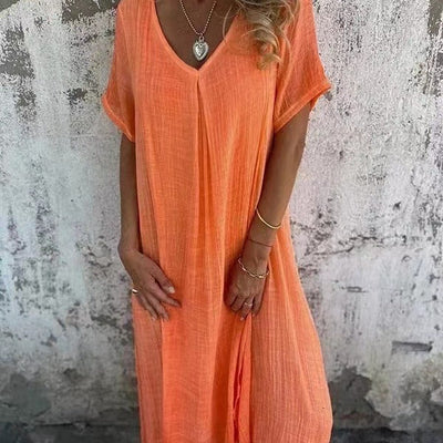 Frieda - Schmeichelhaftes Kleid mit V-Ausschnitt