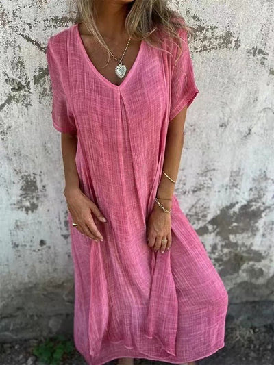 Frieda - Schmeichelhaftes Kleid mit V-Ausschnitt