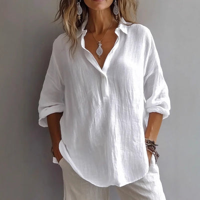 Hilda - Elegante Komfortbluse