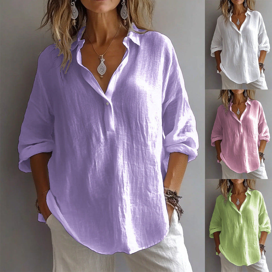 Hilda - Elegante Komfortbluse