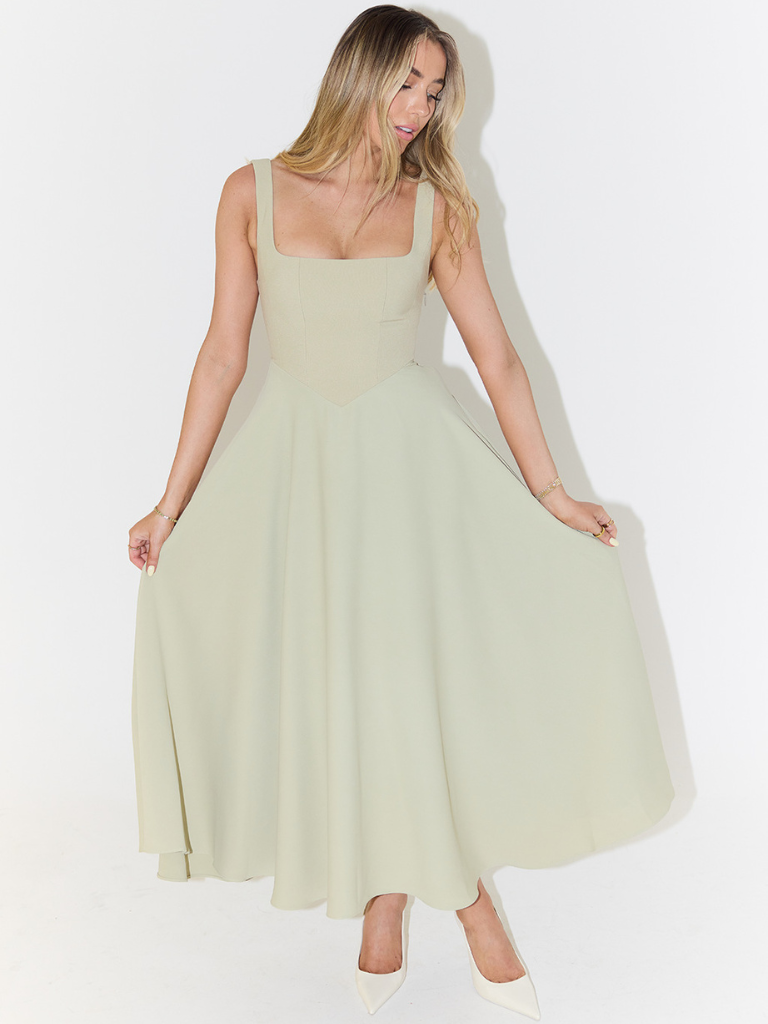 Grace - Elegantes Midi-Kleid