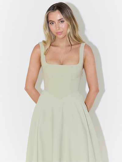 Grace - Elegantes Midi-Kleid