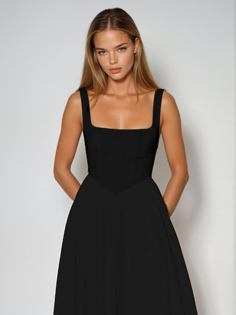 Grace - Elegantes Midi-Kleid