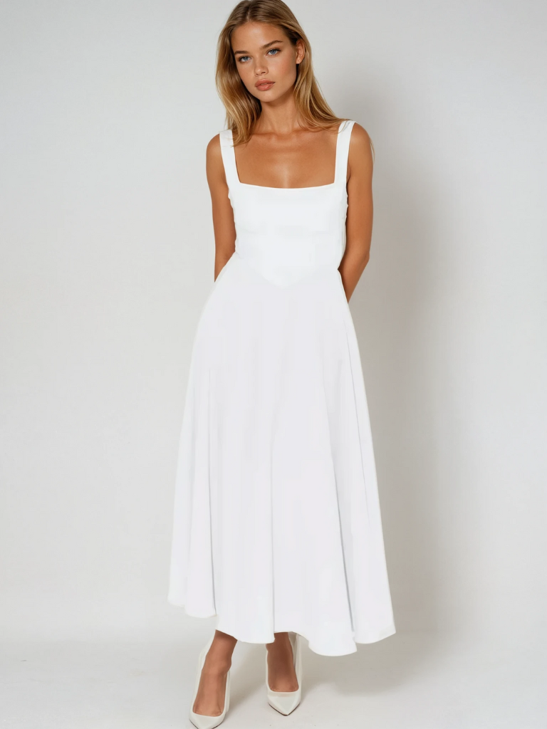 Grace - Elegantes Midi-Kleid