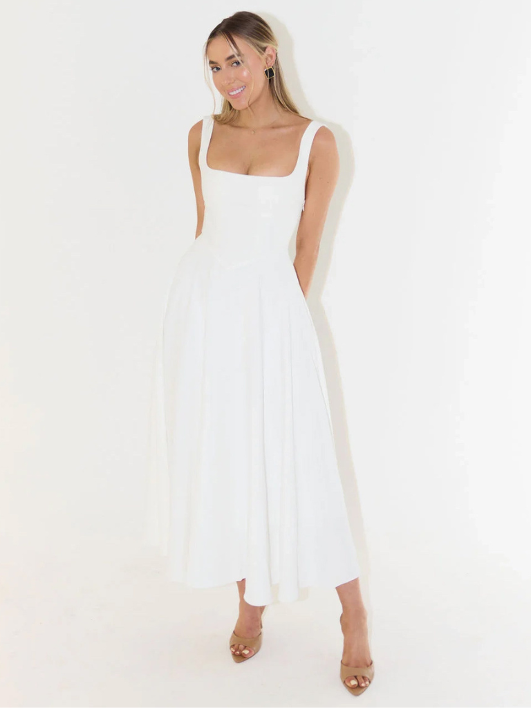 Grace - Elegantes Midi-Kleid