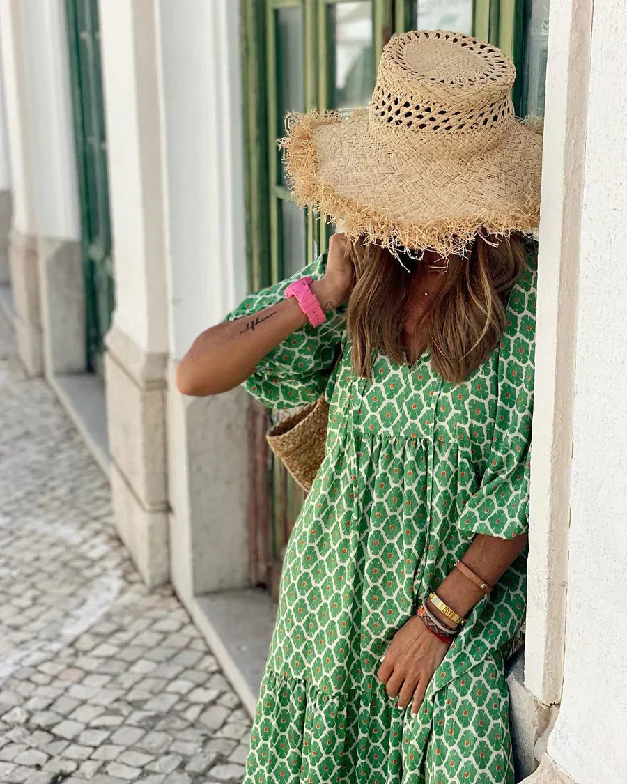 Doris - Boho Maxikleid