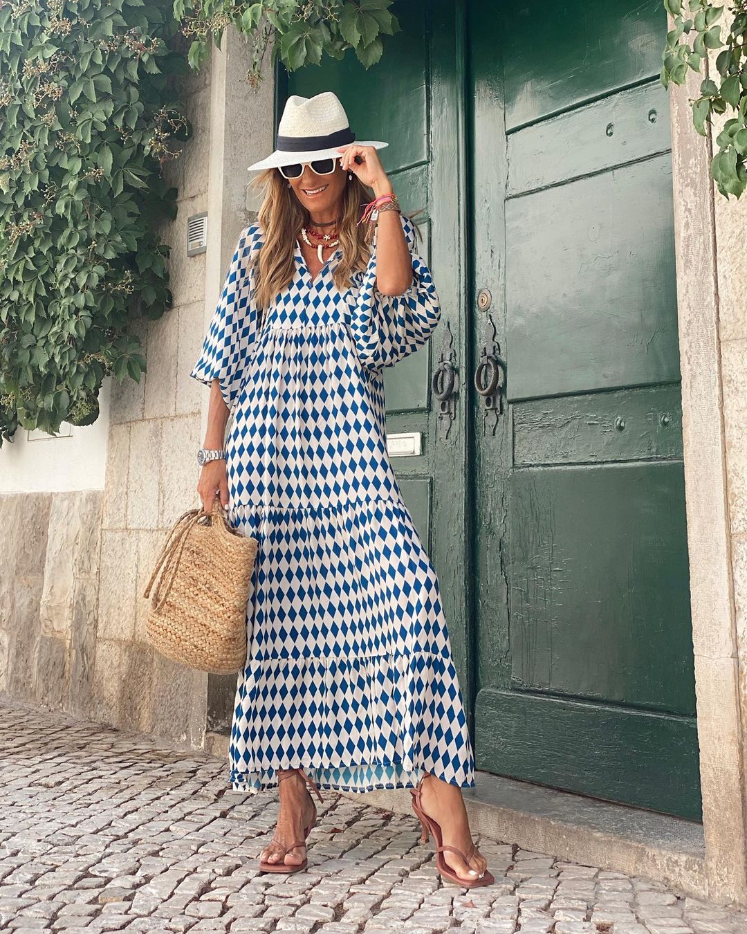 Doris - Boho Maxikleid