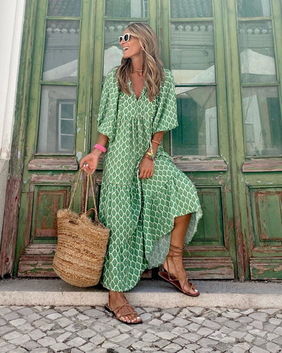 Doris - Boho Maxikleid