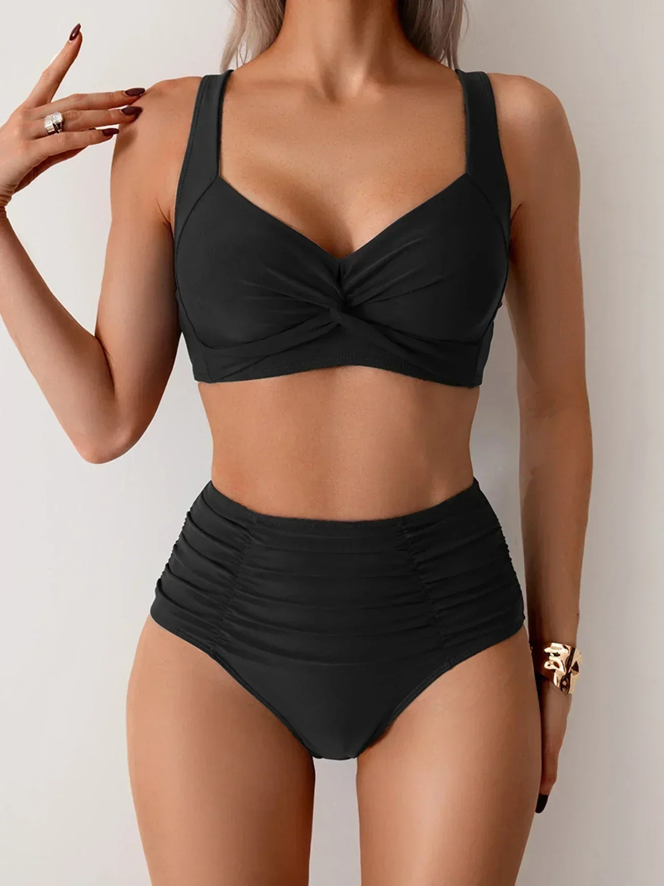Else - Zeitloser Badeanzug mit hoher Taille
