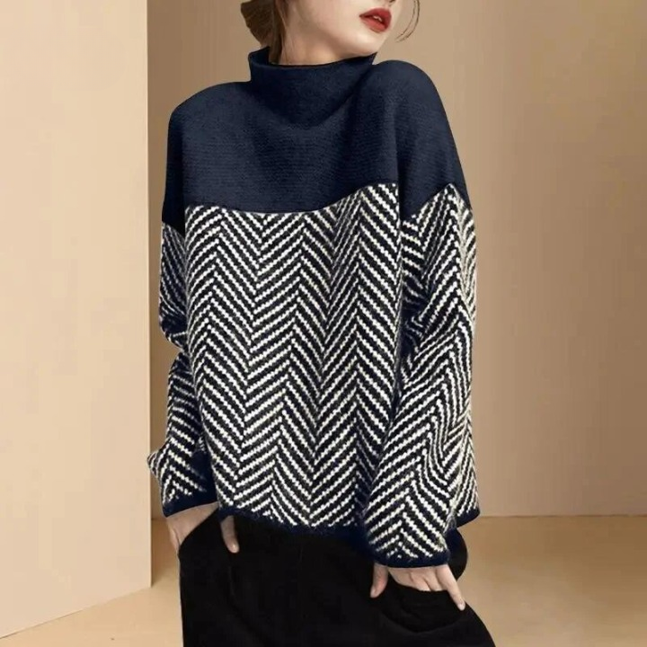 Alice® | Pullover mit Stehkragen aus Baumwolle