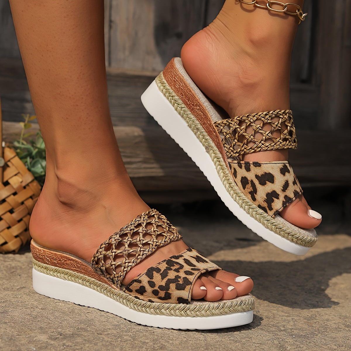 Sonoma™ Gewebte Schuhsandalen Erdfarben Charm