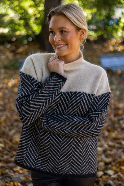 Alice® | Pullover mit Stehkragen aus Baumwolle