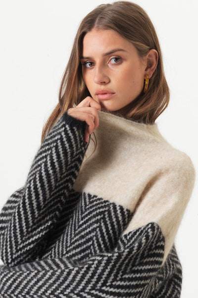 Alice® | Pullover mit Stehkragen aus Baumwolle
