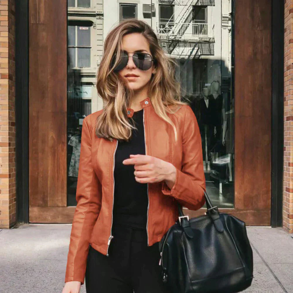 Pauline® | Italienische Lederjacke