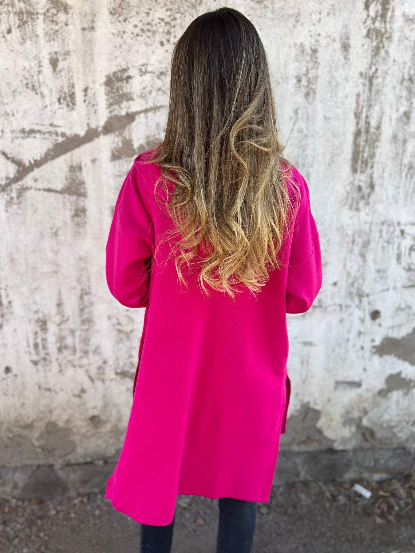 Andrea® | Langärmliger Cardigan mit Reißverschluss