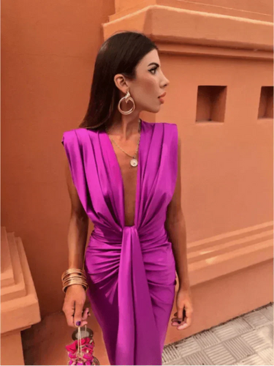 Juna® | Elegantes Drapiertes Kleid