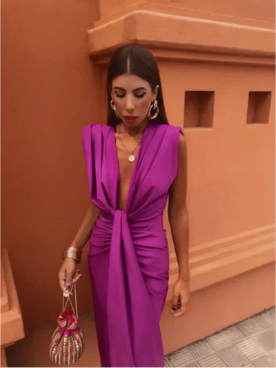 Juna® | Elegantes Drapiertes Kleid