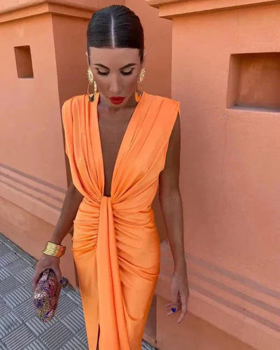 Juna® | Elegantes Drapiertes Kleid