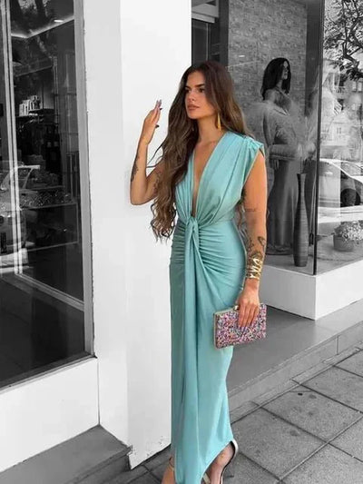 Juna® | Elegantes Drapiertes Kleid