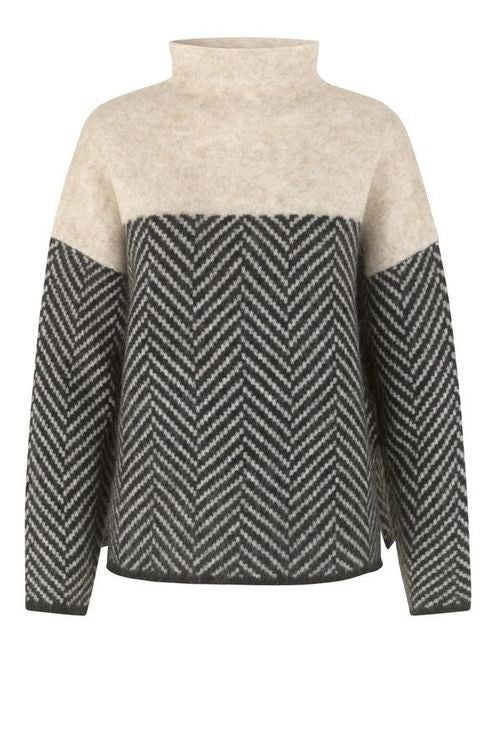 Alice® | Pullover mit Stehkragen aus Baumwolle