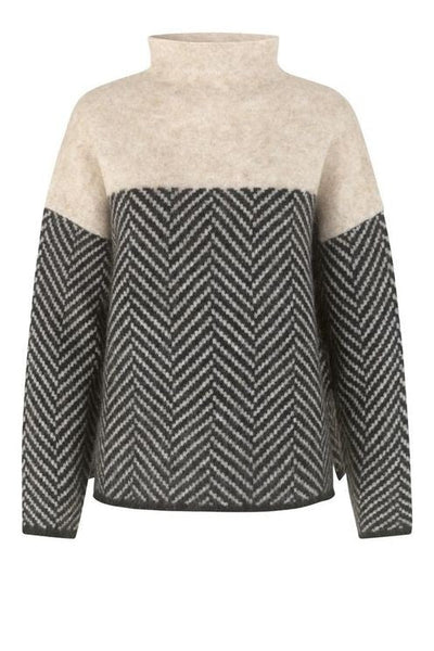 Alice® | Pullover mit Stehkragen aus Baumwolle