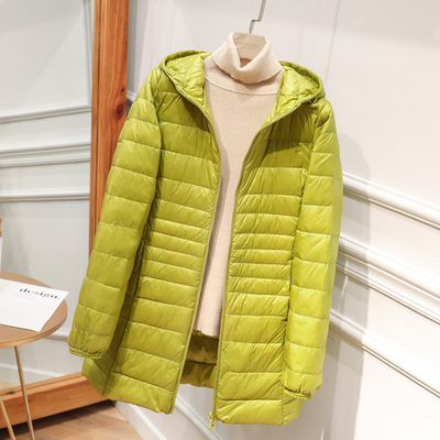 Roswitha® | Neue Winterjacke mit weißen Entenfedern