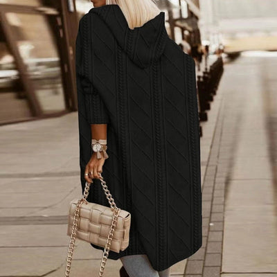 Viola® | Verlängerter Kapuzen-Cardigan